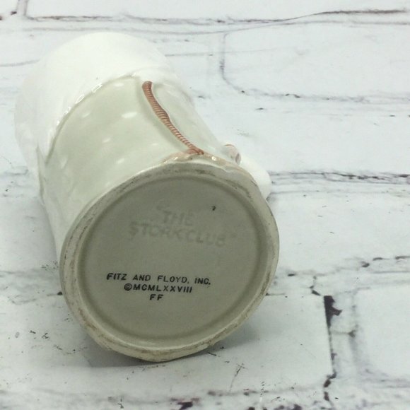 FITZ and FLOYD Mug Cup "The Stork Club" Ceramic 3D Figural MUG Vintage - Picture 5 of 5